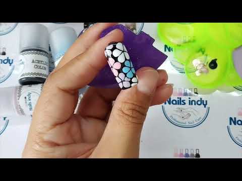 สีเพ้นท์อะคริลิคเนื้อแน้น เพ้นท์เนียนNails Indy TH