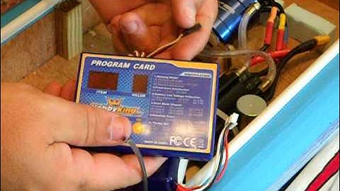 One of two hobbyking 120amp marine esc wont program