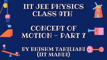 Concept of Motion - Part 7 #physics #jeemains #iit #iitjeeadvance #jeeadvance