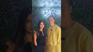 Gary Woo, international hair stylist, visited Cosmotek to train students and pick up supplies.