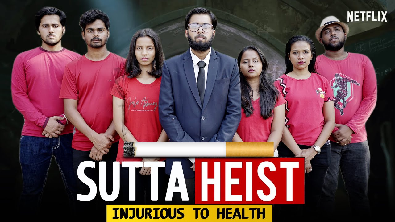 SUTTA HEIST | Money Heist Spoof | Netflix India | Ting Tong