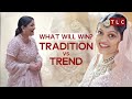 She bought a big entourage with her  pink bridal lehenga  say yes to the dress  tlc india