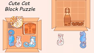 Cute Cat Block Puzzle  Logic Game with Tetris Like Blocks (Androids, iOS)