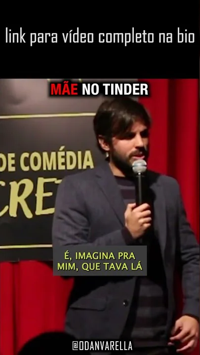 imagem do vídeo "...A MINHA MÃE NO TINDER" com Daniel Varella #shorts