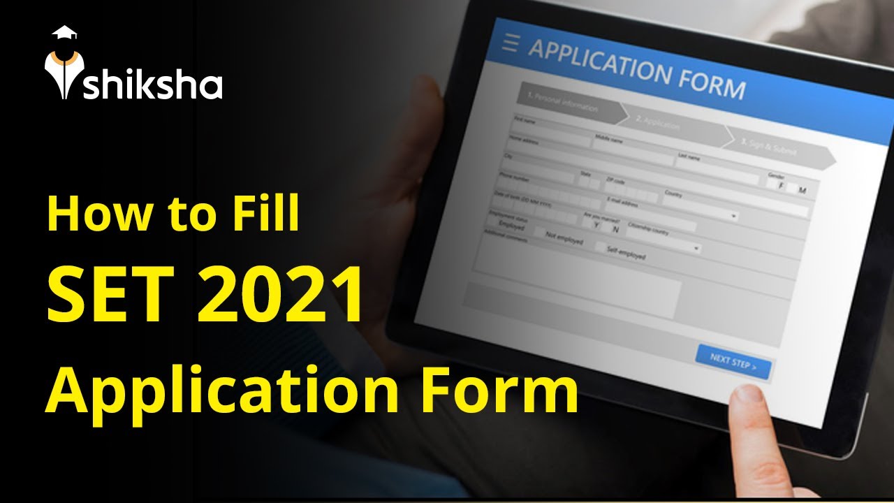 How to Fill SET 2021 Application Form YouTube
