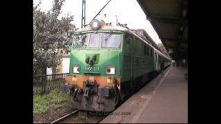 Express Penger Train Pkp Eu07 321 Departs Zabrze Station Poland 140908
