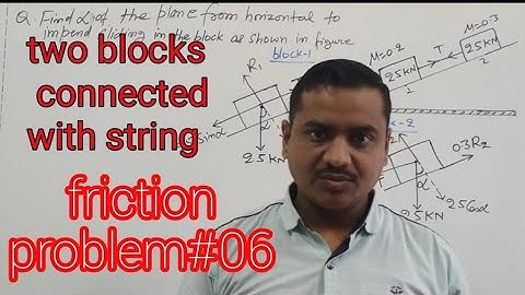 problem on friction|| friction 09|| Engineering Mechanics|| Sumit Dwivedi||