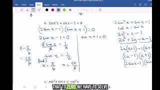 Precalculus II Project 3 Video Solutions - Part 4