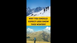 Why You Should Expect Less Snow This Winter?