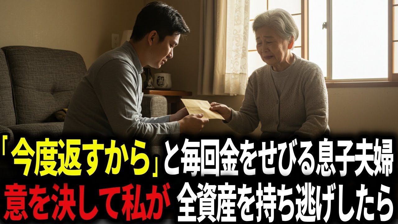 「今度返すから」と会うたびに返す詐欺をする息子夫婦。意を決して私が姿を消してみたら