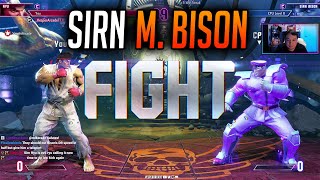 Street Fighter 6 SiRN M. Bison! Giant Attack Mode With Ryu & Dee Jay