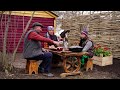 Cooking Lunch for Gardeners, Outdoor Cooking