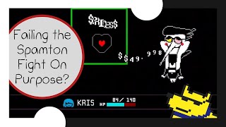 Fighting And Voicing Spamton G. Spamton Again To Test For Alternative Dialogue Deltarune Chapter 2