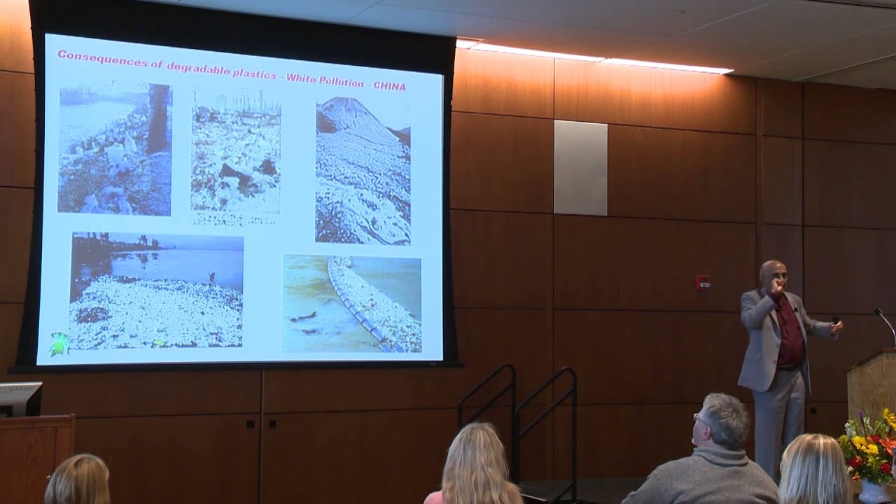Dr. R. Narayan, Bioplastics and Reducing Carbon Footprint