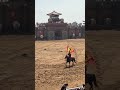 宋朝 清明上河園岳飛拜武術名家周侗為師,16歲時曾參加武術與射箭比賽並奪魁,這成為他日後創編「岳家拳」與「岳家槍」的契機