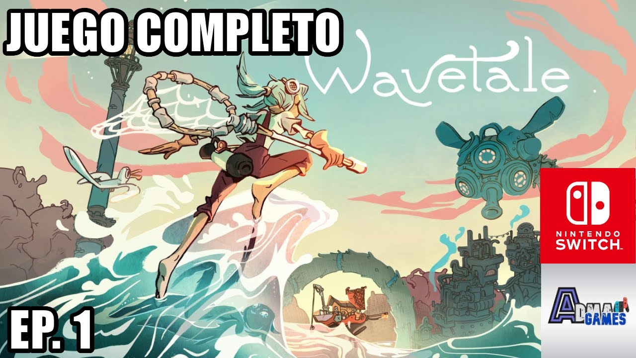 Wavetale (Nintendo Switch) - Juego completo - Episodio 1 | AdmaGames | Gameplay | Español