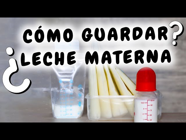 CÓMO ALMACENAR LECHE MATERNA?🤱 🍼 dudas frecuentes: bolsas, congelador,  nevera 