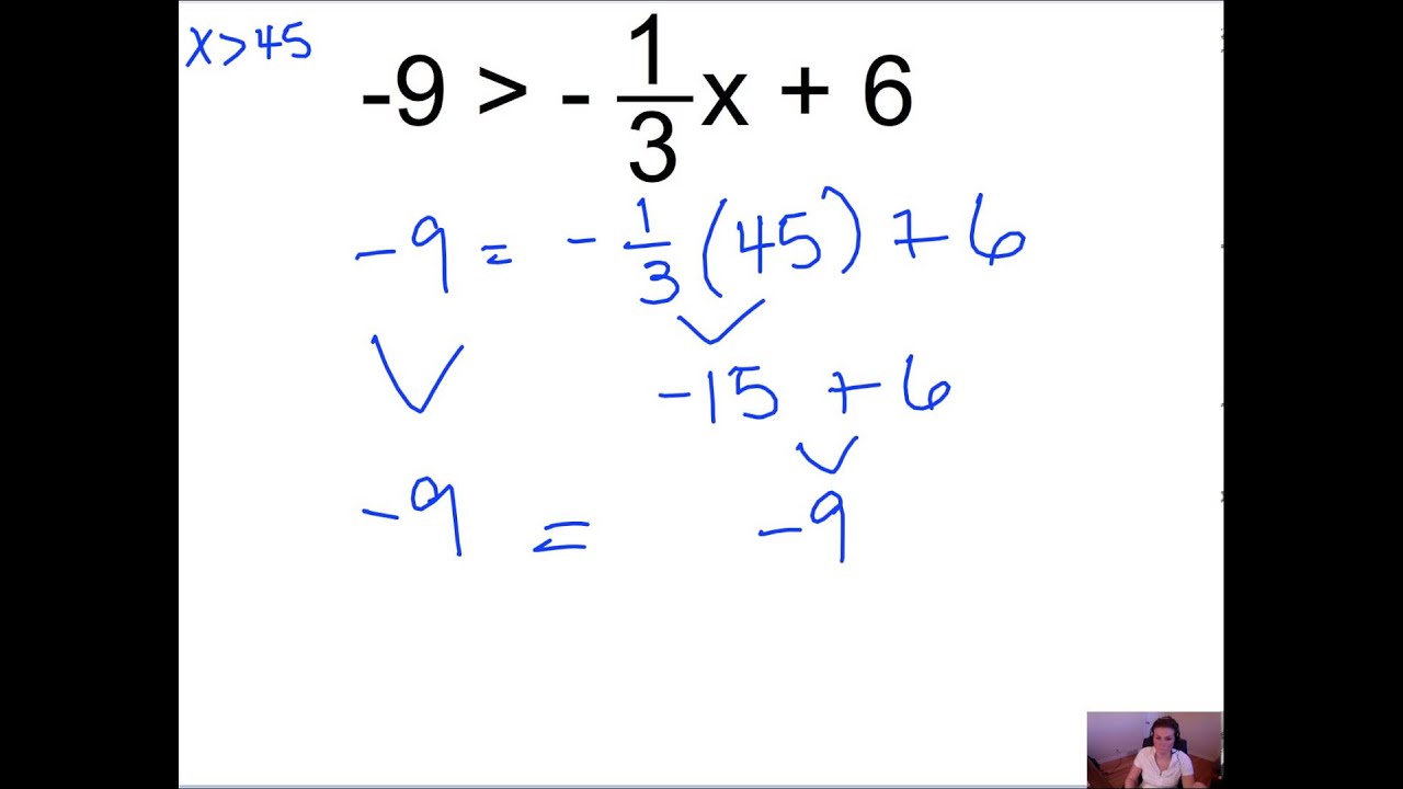 Pre-Algebra 7-6 Solving Two-Step Inequalities.mp4 - YouTube