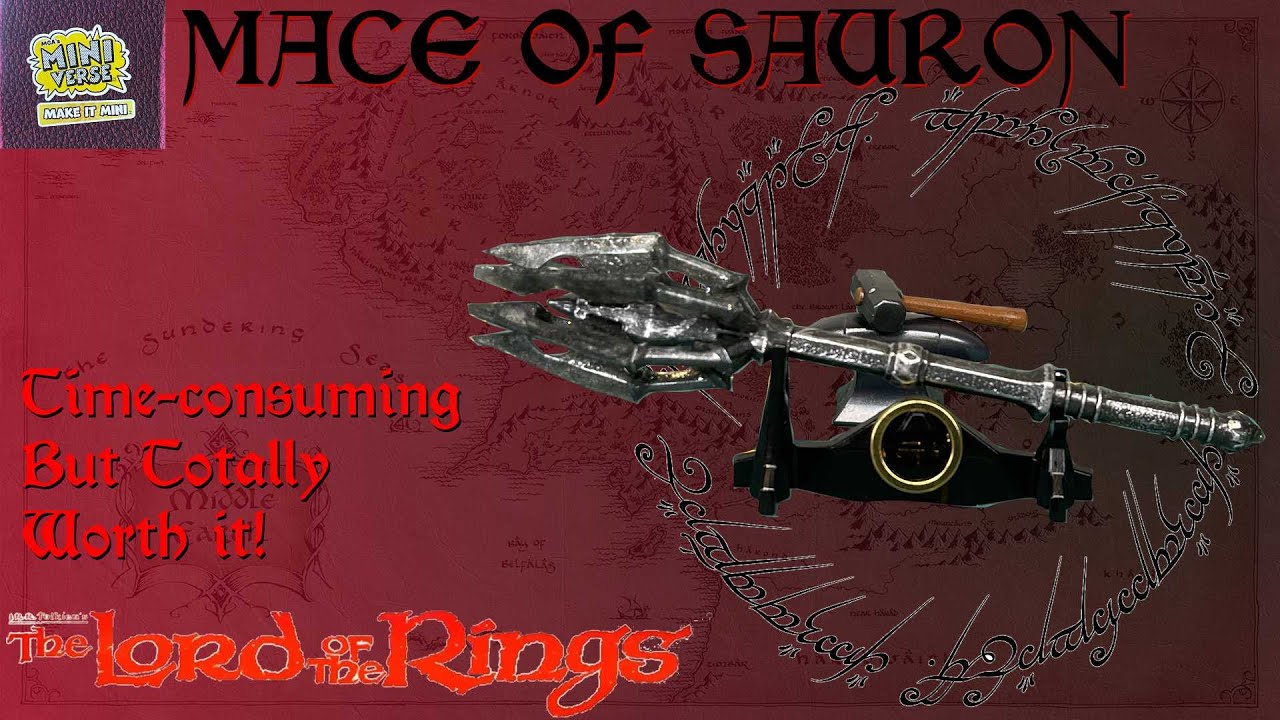 The Shelves Have Eyes - MINIVERSE THE LORD OF THE RINGS! Limited Edition Mace of Sauron