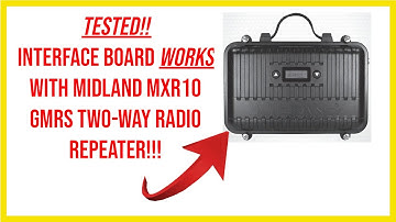 🔺 🚨 TESTED 🚨 Interface board works with midland mxr10 GMRS two-way radio repeater!!!🔺