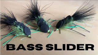 BASS SLIDER - FLY TYING (frog fly) 