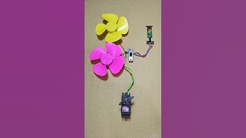 How I Control Two DC Fan Motor and Traffic Light With Gear Powered Generator #dcmotor #tech #shorts