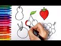 фрукты | Как рисовать и цвет