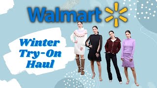 WALMART WINTER TRY-ON HAUL! Great pieces for HOLIDAY!