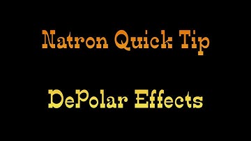 Natron Quick Tips - DePolar Effects