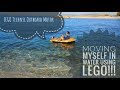 I moved myself in water using a LEGO Technic outboard motor!!!