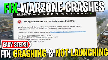 How to Fix Warzone 3 Crashing & Not Launching | Easy Solution For Freezing & Not Loading | Guide!