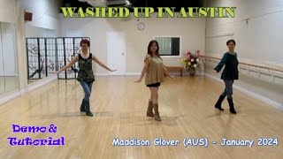 Washed Up In Austin - Line Dance (Dance & Teach) | Maddison Glover | Regina Cheung