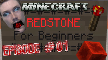 REDSTONE FOR BEGINNERS - Lesson 01: Switches n