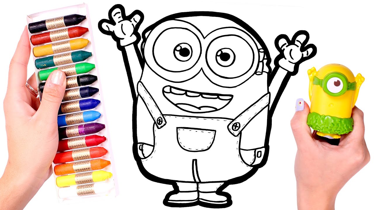Dibuja y Colorea a los MINIONS 🤪🎨 Dibujos para niños - thptnganamst.edu.vn