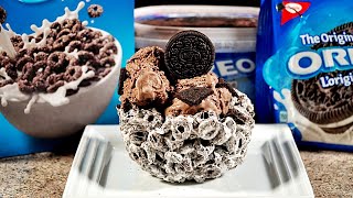 How to make an Oreo Cereal Ice Cream Bowl!