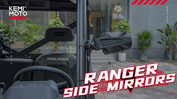 How to install Polaris Ranger Side Mirrors for Pro-Fit Cage | Kemimoto