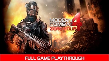 Modern Combat 4: Zero Hour - Full Game Playthrough