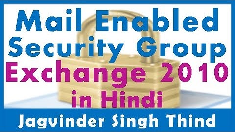 ✅ configure Mail Enabled Security Group using Exchange management shell EMS | Exchange Server 2010