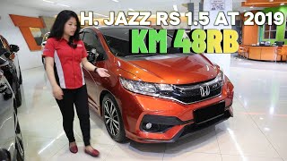 JUAL/REVIEW JAZZ RS 1.5 AT 2019 KM 48 RB