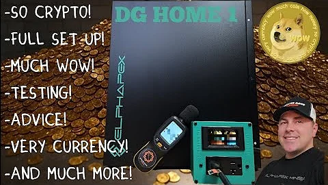 Elphapex DG Home 1 full set up & testing! (MY MOST PROFITABLE HOME CRYPTO MINER!)