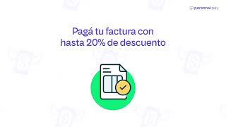 Con Personal Pay, 20% de reintegro en Personal Flow