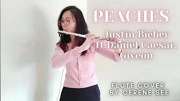 Justin Bieber - Peaches ft. Daniel Caesar, Giveon (Flute Cover)