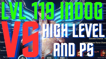 MIR4 TAOIST PVP - LVL 119 INDOG VS HIGH LEVEL AND POWER SCORE
