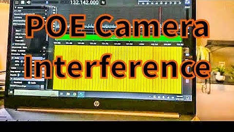 POE Security Camera Causing Interference On AM Airband