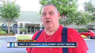 Argument at Pasco Co. Community Development District meeting turns violent