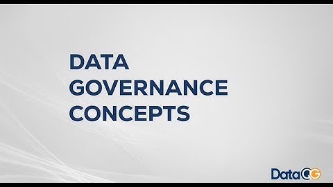 Data Governance Concepts