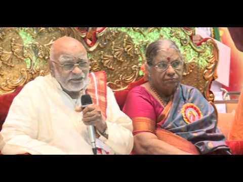 VedaGayatri Agraharam Brahma Sri Malladi chandrashekhara Sasthri speech -  YouTube