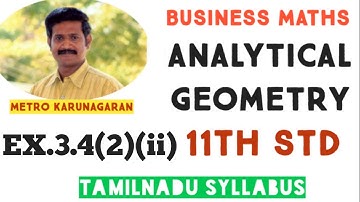 11th Std BM Ex.3.4(2)(ii) Find the centre and radius of the circle x^2+y^2-22x-4y+25=0