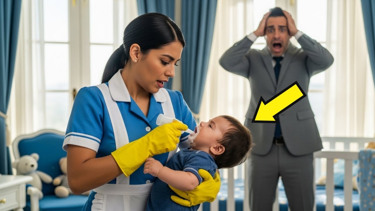 El bebé Millonario fue envenenado, la limpiadora le hizo vomitar y salvó su  vida