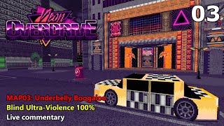 未使用　アバロンヒル　Crescendo of Doom Doom II: Neon Overdrive - MAP03: Underbelly Boogaloo (Blind